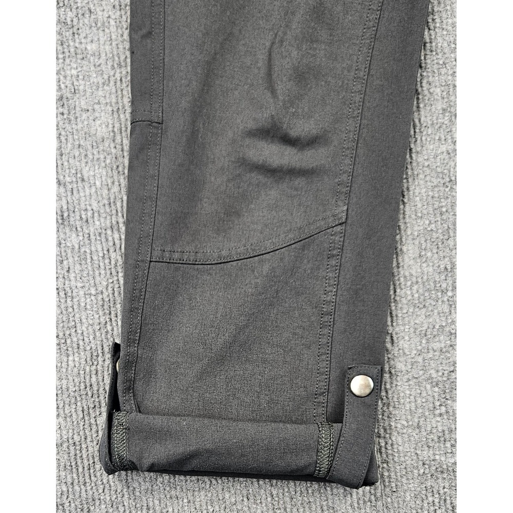 KUHL Women 2 Reg Charcoal Gray Cargo Hiking Roll Up Outdoor Pants Athleisure - Picture 3 of 10